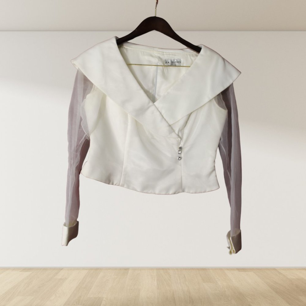 Vintage Satin J.R. Knites by Caliendo Blouse